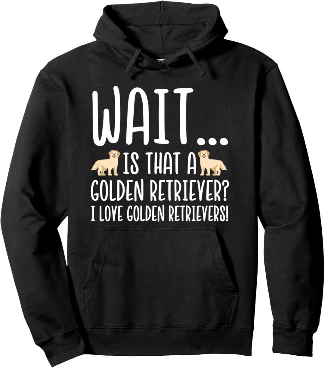 I Love Golden Retrievers Pullover Hoodie