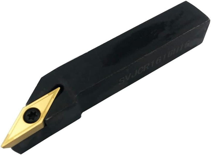 1 x 16 mm SVJCR1616H16 Indexierbarer Hartmetalldrehwerkzeugeinsatz-Halter mit 11 Stück VCMT331/ VCMT