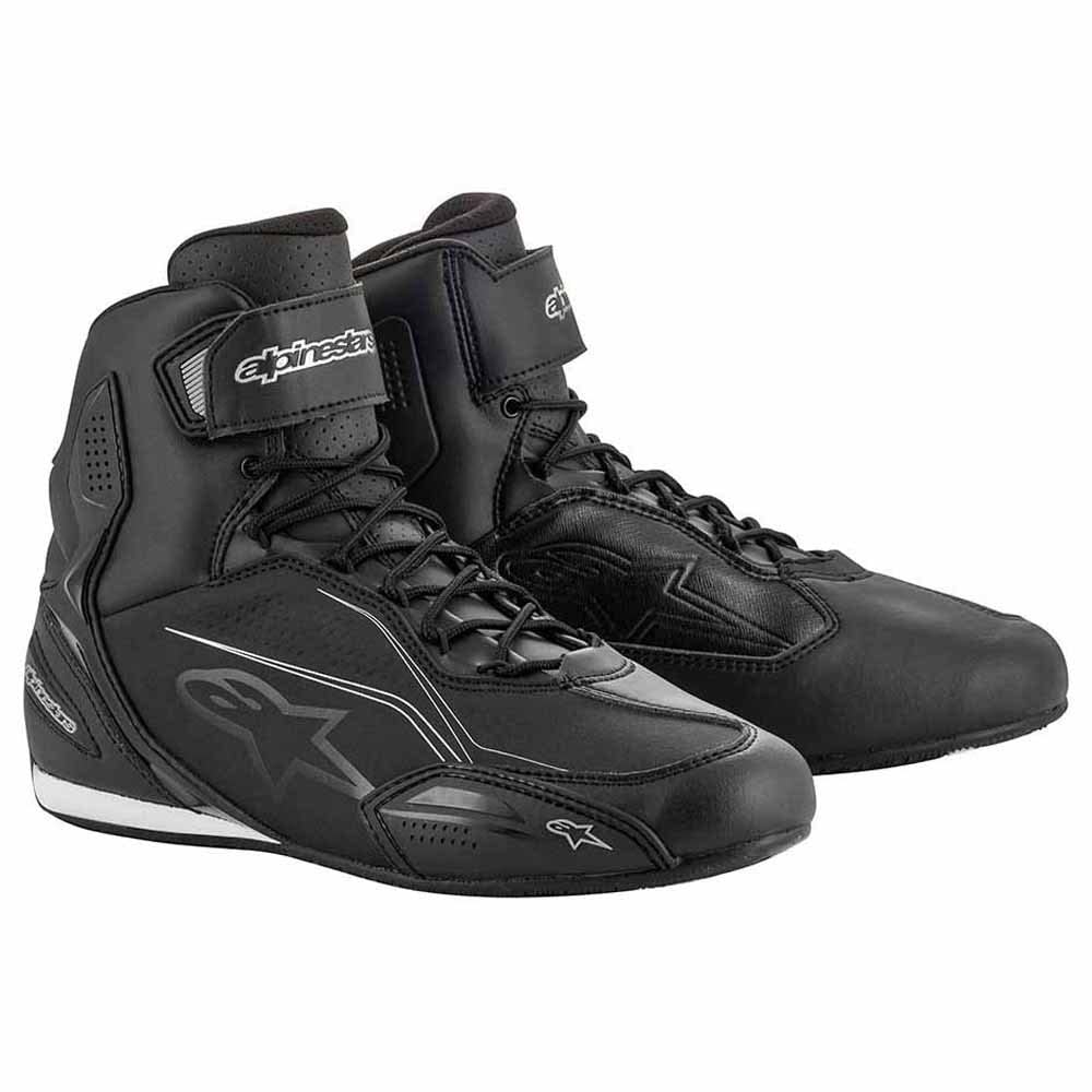 Alpinestars Damen Motorradsc Schuhe 41 EU Schwarz Silber, 41 EU Schwarz Silber