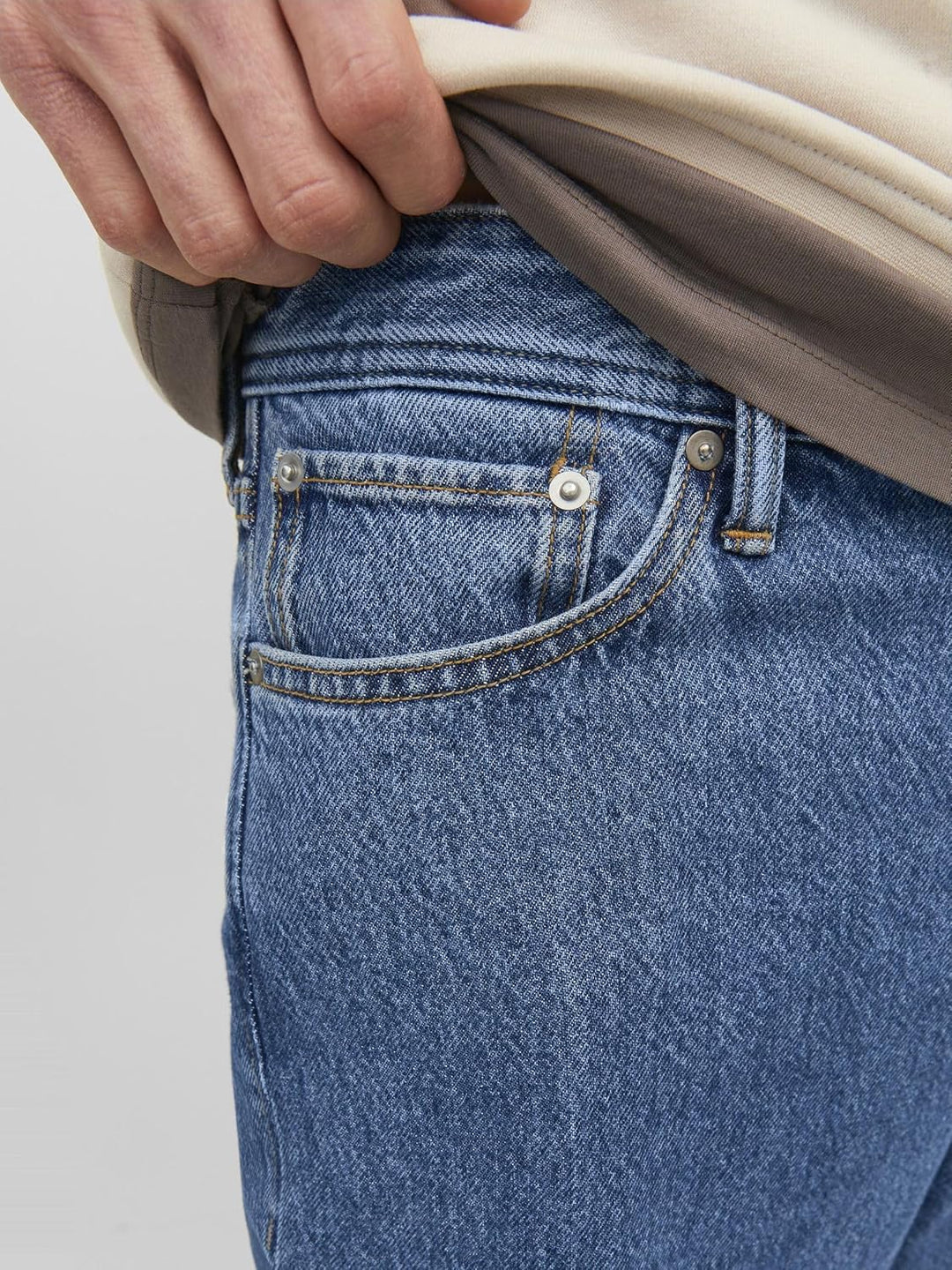 JACK & JONES Male Baggy Fit Jeans JJIALEX JJORIGINAL SBD 306 NOOS Baggy Fit Jeans 27W / 34L Blue Den