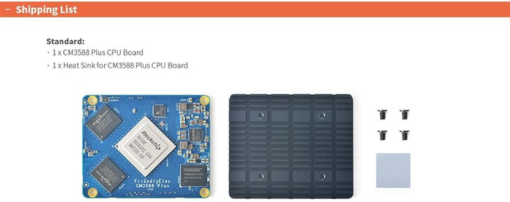 youyeetoo CM3588 Plus Mini NAS Plattform, bis zu 8K Video, RK3588,OpenMediaVault fit,32GB LPDDR5, 4