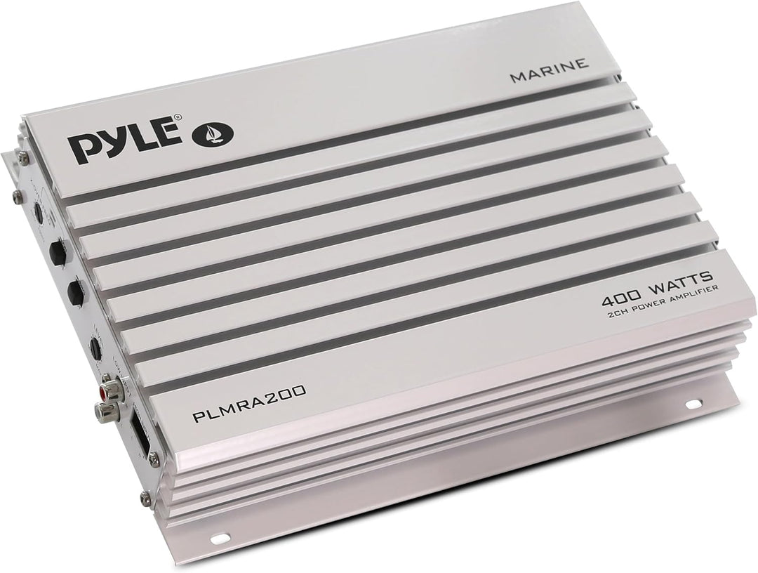 Pyle 2 Kanal 400 Watt Verstärker Brückbarer Wasserdicht Marin, Verstärker