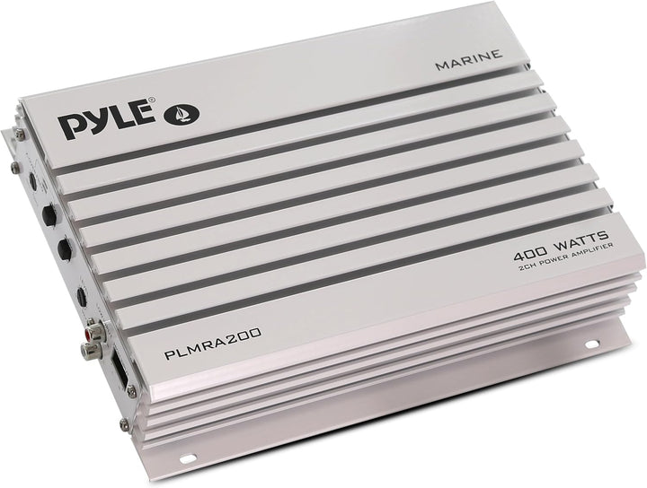 Pyle 2 Kanal 400 Watt Verstärker Brückbarer Wasserdicht Marin, Verstärker