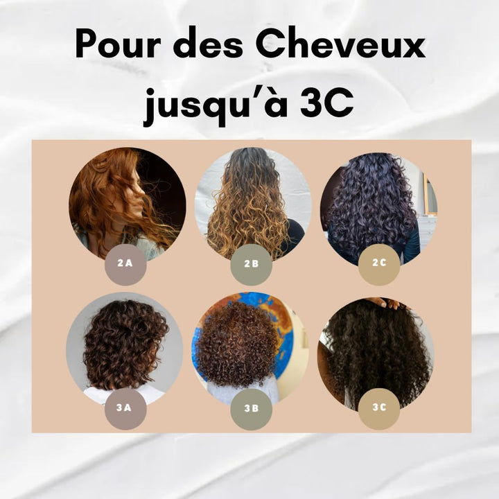 SERGE D'ESTEL PARIS Lockige Haarmaske Pflegende Pflege 100% Vegan Entwirrt und definiert Locken Glän