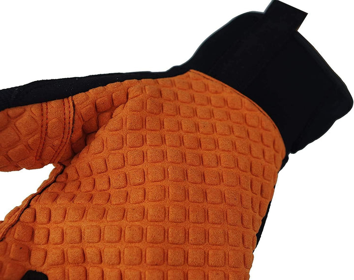 Seibertron HIGH-VIS SDXO2 Supergrip und GEL gefüllte Handschuhe mit Impact Schutz/Schlagfestes Öl ab