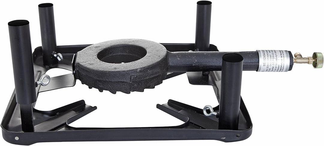 PaellaWorld World International Gas-Hockerkocher, klein ohne Zündsicherung, Schwarz, 30 x 30 x 14 cm