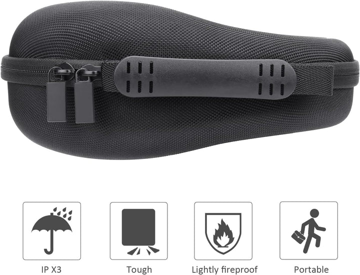 co2CREA Hart Reise Schutz Hülle Etui Tasche für Logitech Zone Vibe 125 /Vibe 100 kabellose Noise-Can