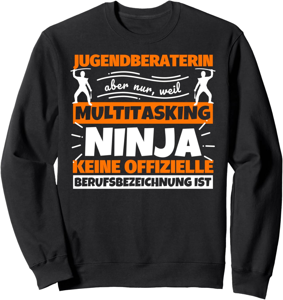Jugendberaterin lustiger Spruch Ninja Beruf Jugendberaterin Sweatshirt
