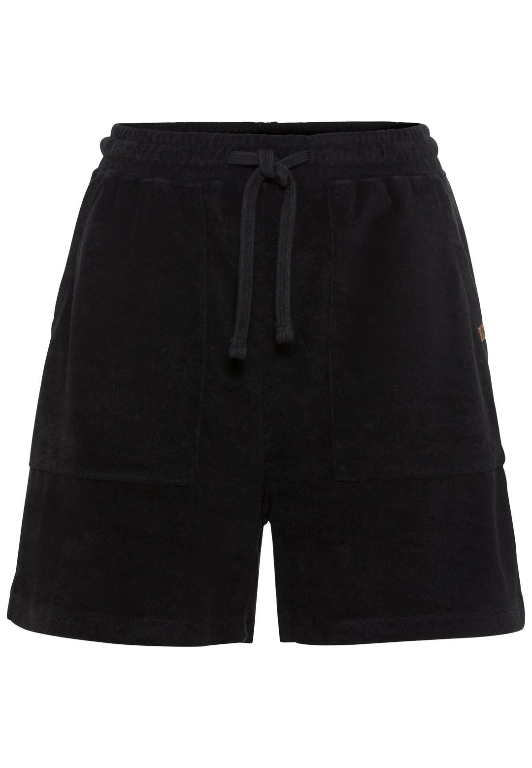 camel active Damen Frottee Shorts mit Kordelzug XXL Grau, XXL Grau