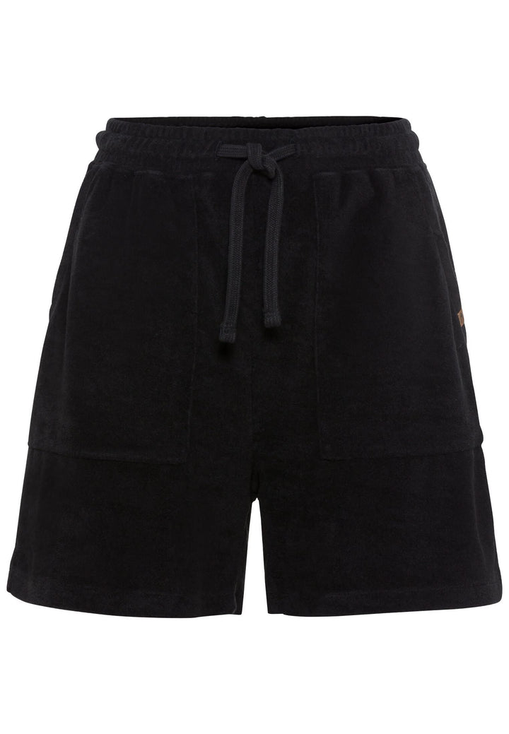 camel active Damen Frottee Shorts mit Kordelzug XXL Grau, XXL Grau