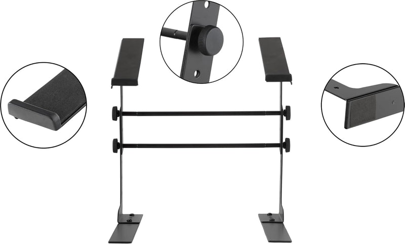 Pronomic LS-110 Laptopständer DJ Notebookstativ Laptop Stand (Höhenverstellbar, inkl. Befestigungskl