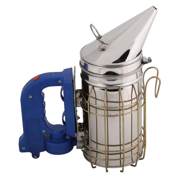 Bee Hive Smoker, Elektrischer Wiederaufladbarer Imkerei-Smoker mit Hitzeschild, Edelstahl Elektrisch