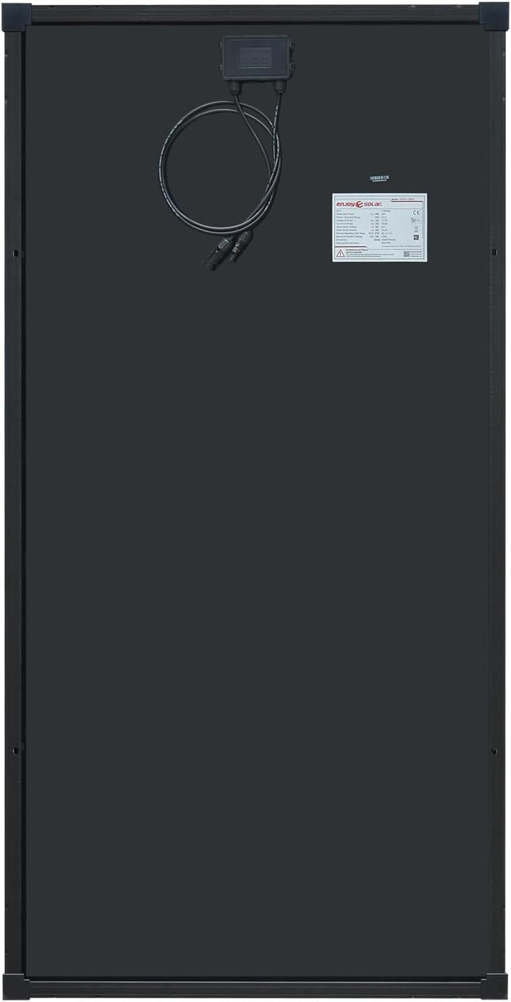 enjoy solar® 230W 12V Monokristallines Solarmodul mit HPBC-Technologie - 25% Hocheffizienz, 182mm So