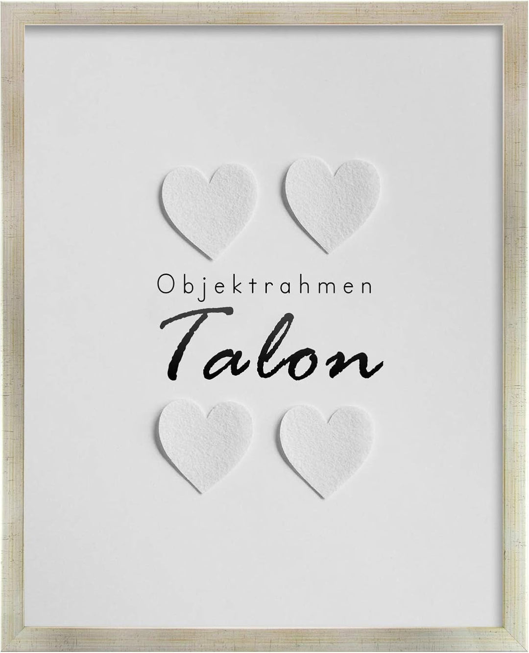 BIRAPA Objektrahmen Talon SPACE 55x75 cm Champagner 3D Bilderrahmen zum Befüllen, 55x75 cm Champagne