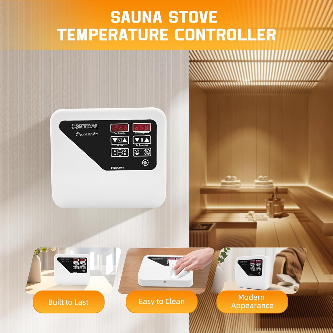 3-9 kW Sauna-Aussenregler, Saunaregler, Saunasteuerung 380 V-415 V, Saunaofen-Digitalregler, externe