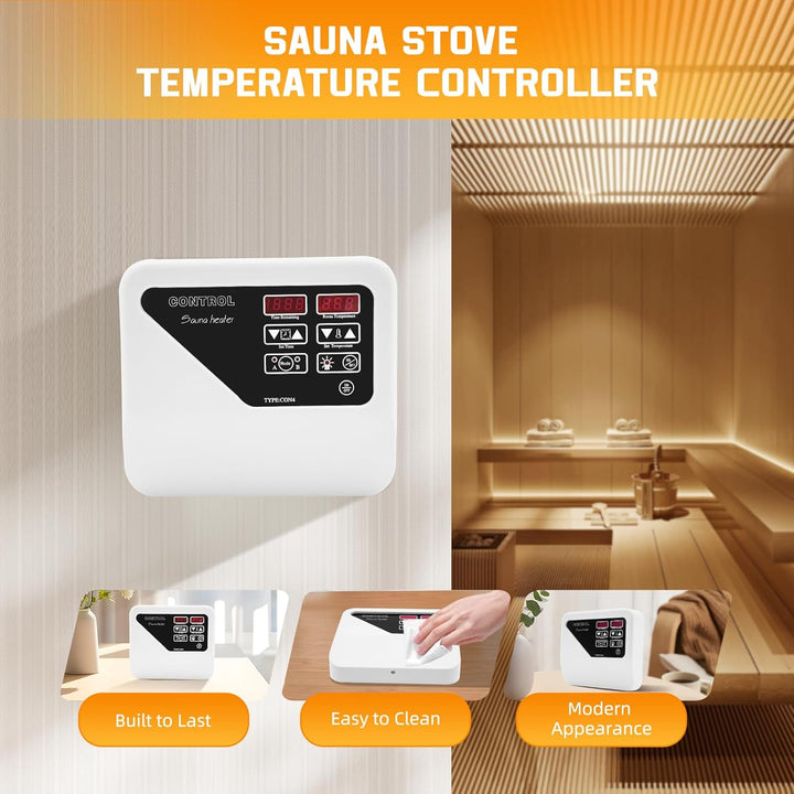3-9 kW Sauna-Aussenregler, Saunaregler, Saunasteuerung 380 V-415 V, Saunaofen-Digitalregler, externe