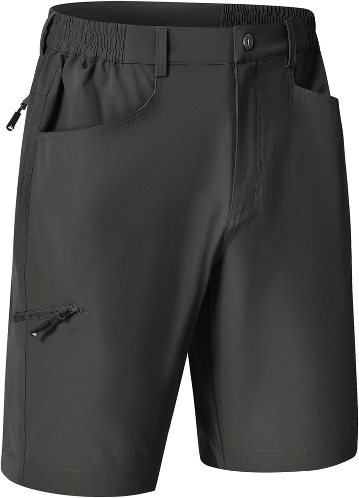 donhobo Kurze Hosen Herren Wanderhose Cargo Shorts Wasserabweisend Leichte Atmungsaktiv Outdoorhose