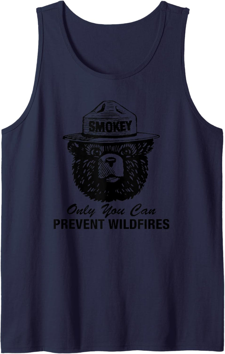 Smokey Bear Nur Sie können Waldbrände verhindern Tank Top