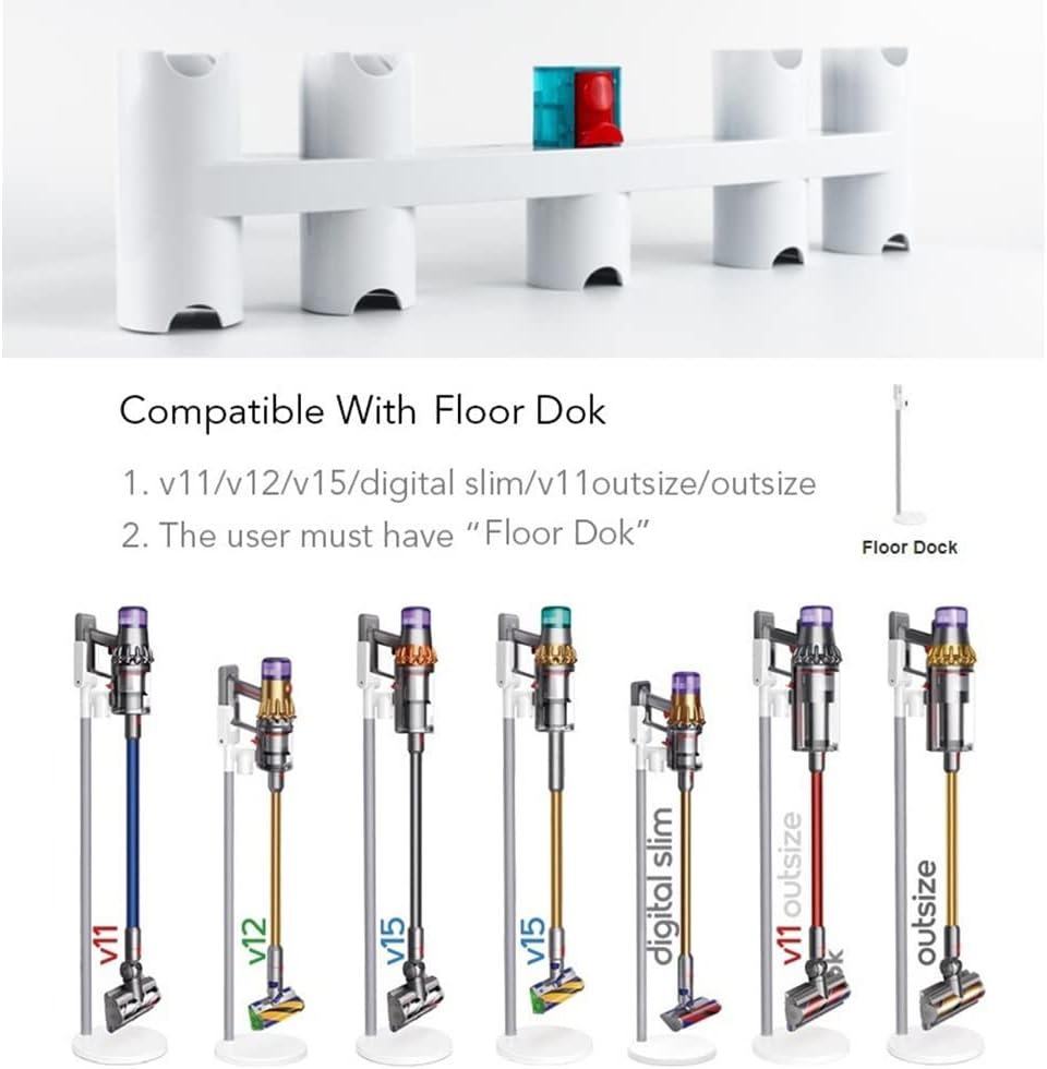 Floor Dok Docking Station Erweiterung Halterung Kompatibel mit Dyson Digital Slim/Gen5 Detect/V12/V1