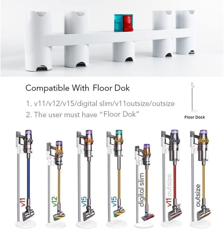 Floor Dok Docking Station Erweiterung Halterung Kompatibel mit Dyson Digital Slim/Gen5 Detect/V12/V1