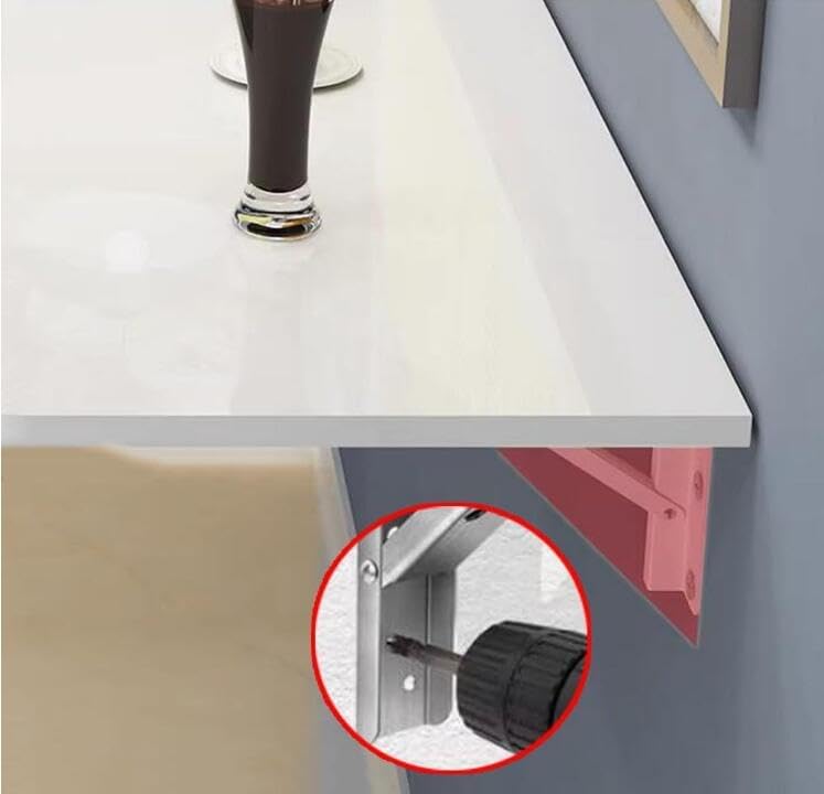 HFFAIWM Klappbarer Wandtisch，Wandtisch, klappbar, Wandtisch, Wandtisch, Kleiner Raum, schwimmend, kl