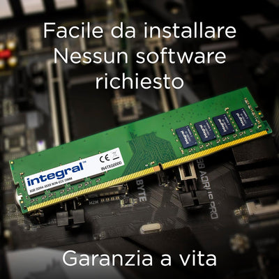 Integral 16GO DDR4 RAM 2400MHz (oder 2133MHz) SDRAM Desktop/Computer PC4-19200 Arbeitsspeicher 16GB