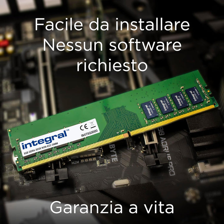 Integral 16GO DDR4 RAM 2400MHz (oder 2133MHz) SDRAM Desktop/Computer PC4-19200 Arbeitsspeicher 16GB