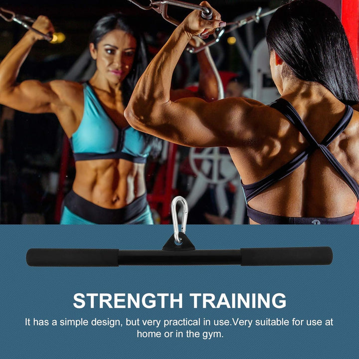 1 Satz Spurstange gerade Gym Cable Bar LAT bar kabel maschine befestigung fitness-zubehã¶r fitness z