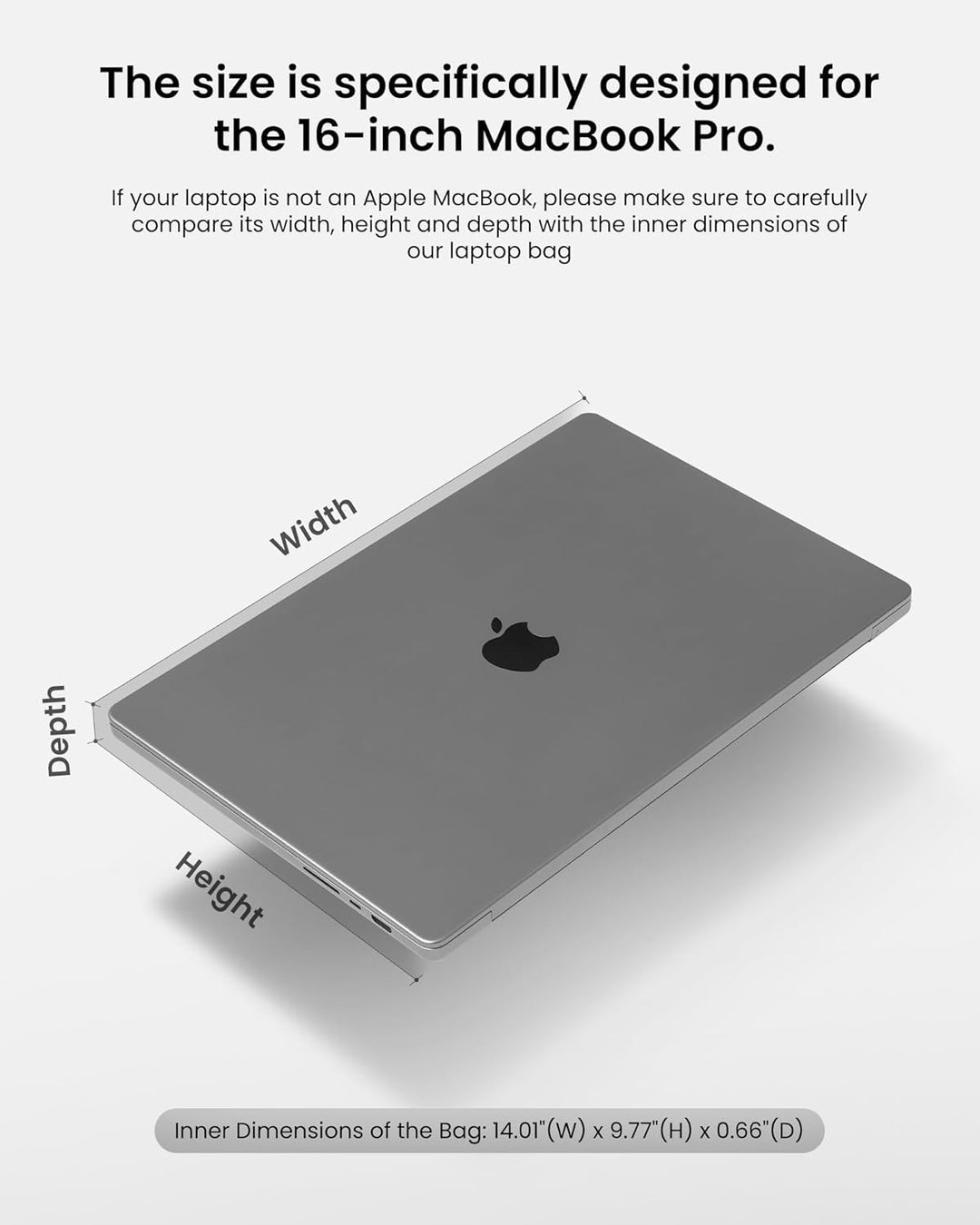 tomtoc 360° Schutzhülle Laptop Hülle für 16 Zoll MacBook Pro M3/M2/M1 Pro/Max A2991 A2780 A2485 A214