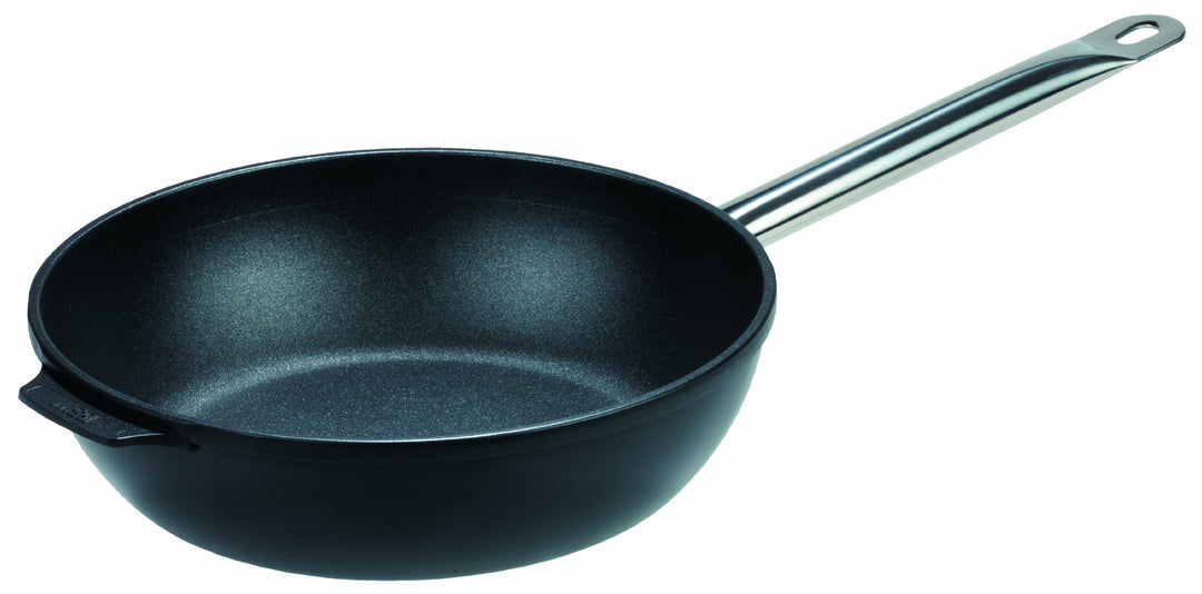 GSW 163248 GastroTraditionell TITANIUM Sauteuse mit Edelstahlgriff - 24cm 24 cm, 24 cm
