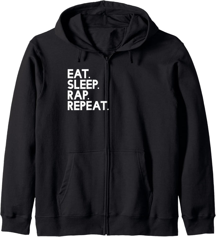 Eat Sleep rap Repeat - Music Kapuzenjacke