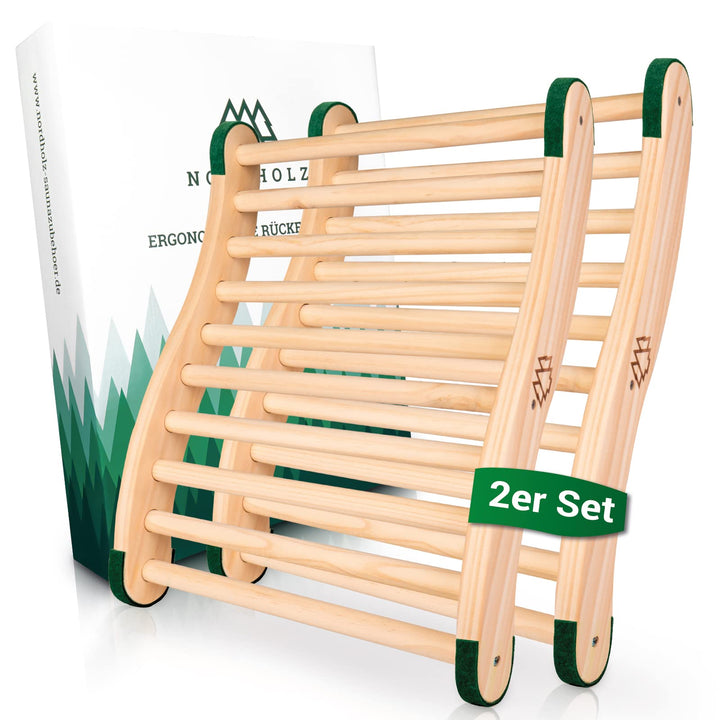 Nordholz® Sauna Rückenlehne ergonomisch - Die Perfekte Rückenstütze für sofortigen Wohlfühleffekt -