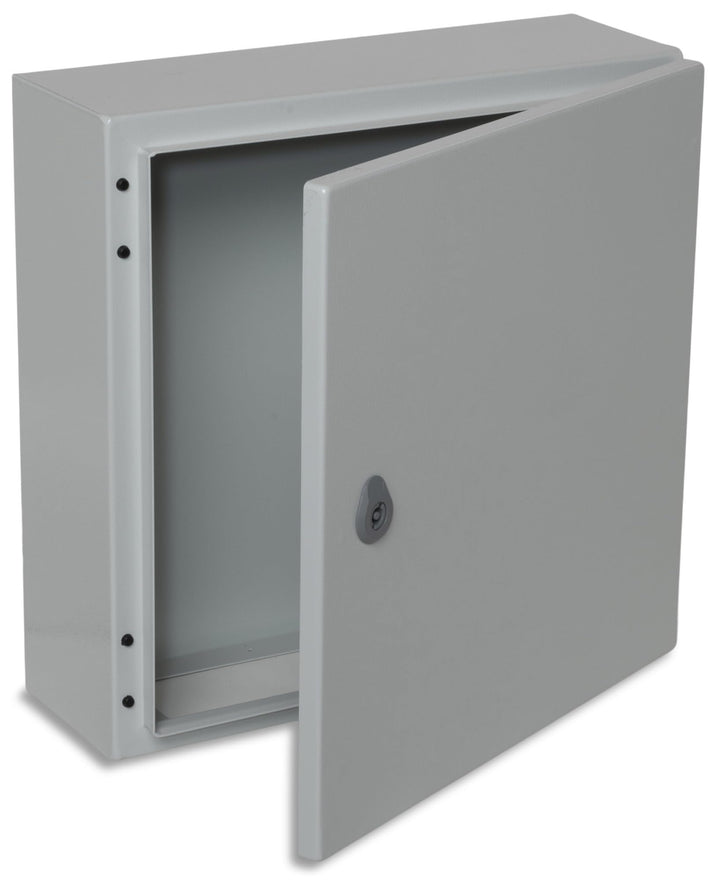 BOXEXPERT® Verteilerkasten aussen wasserdicht [Schutzklasse IP66, Stahlblech] 400x400x150mm - Serie