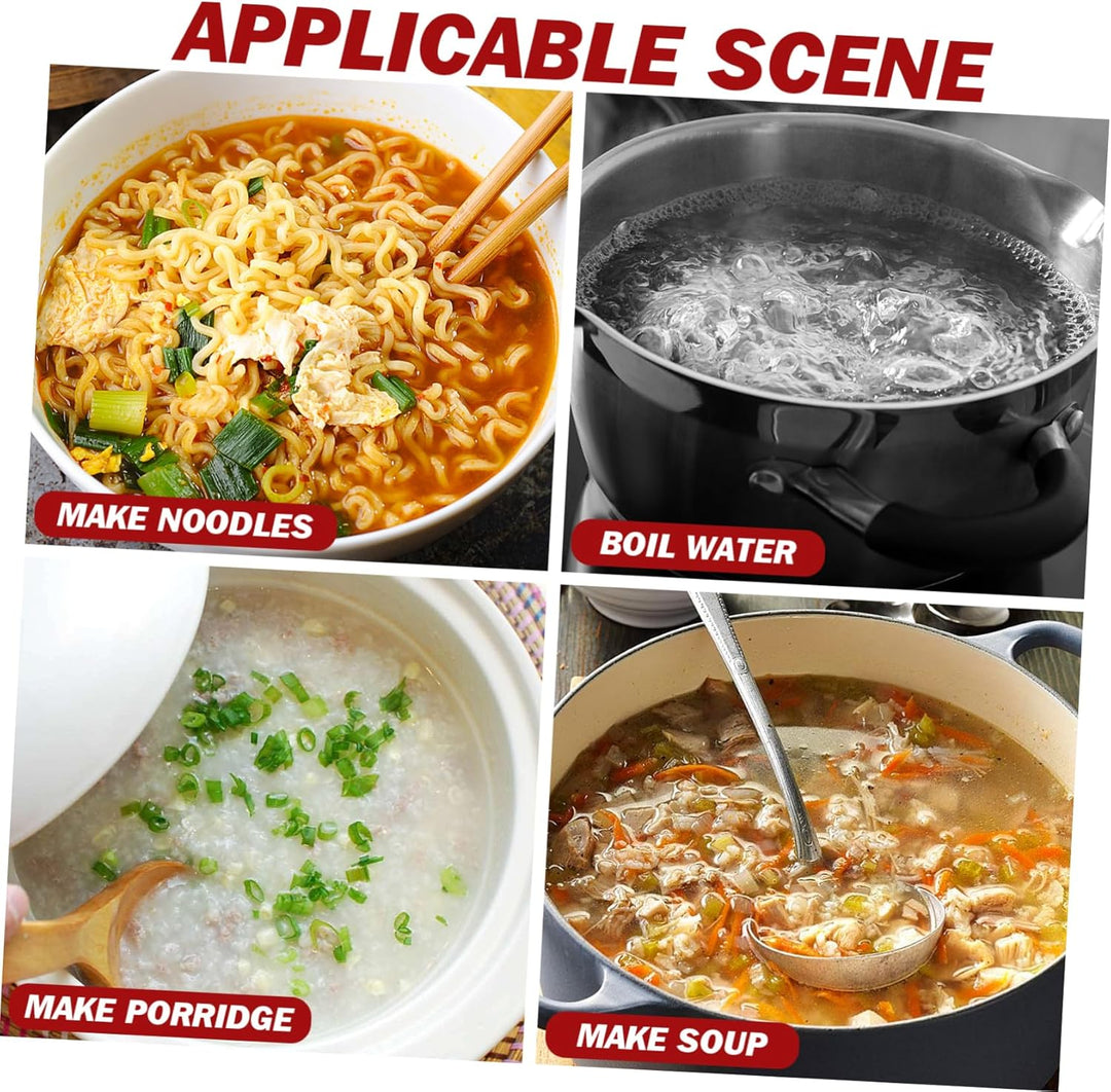 Cabilock Email Kochtopf Suppentopf Aus Emaille Pfannenwender Handgezogene Nudeln Milchtopf Enamel Ko