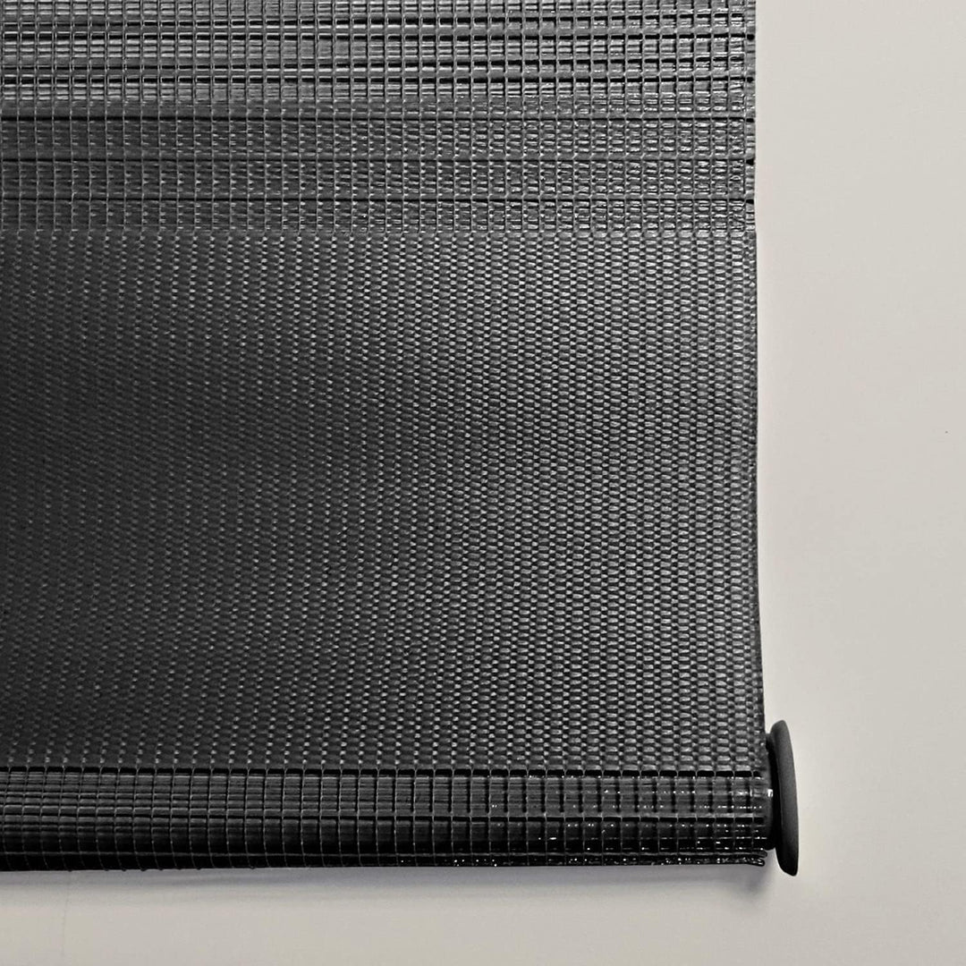Madecostore Doppelrollo, für Tag und Nacht, Anthrazit, 105 x 190 cm, Befestigung mit oder ohne Bohre