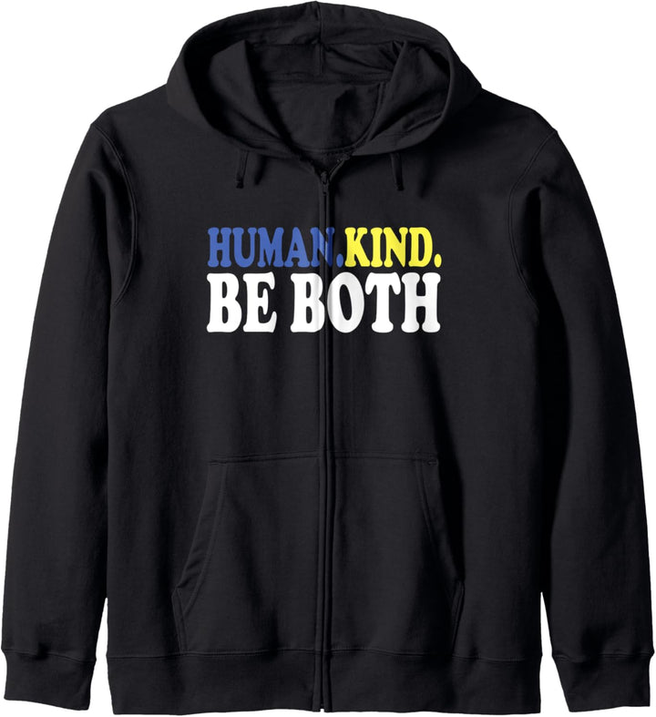 Be Human. Be kind Kapuzenjacke