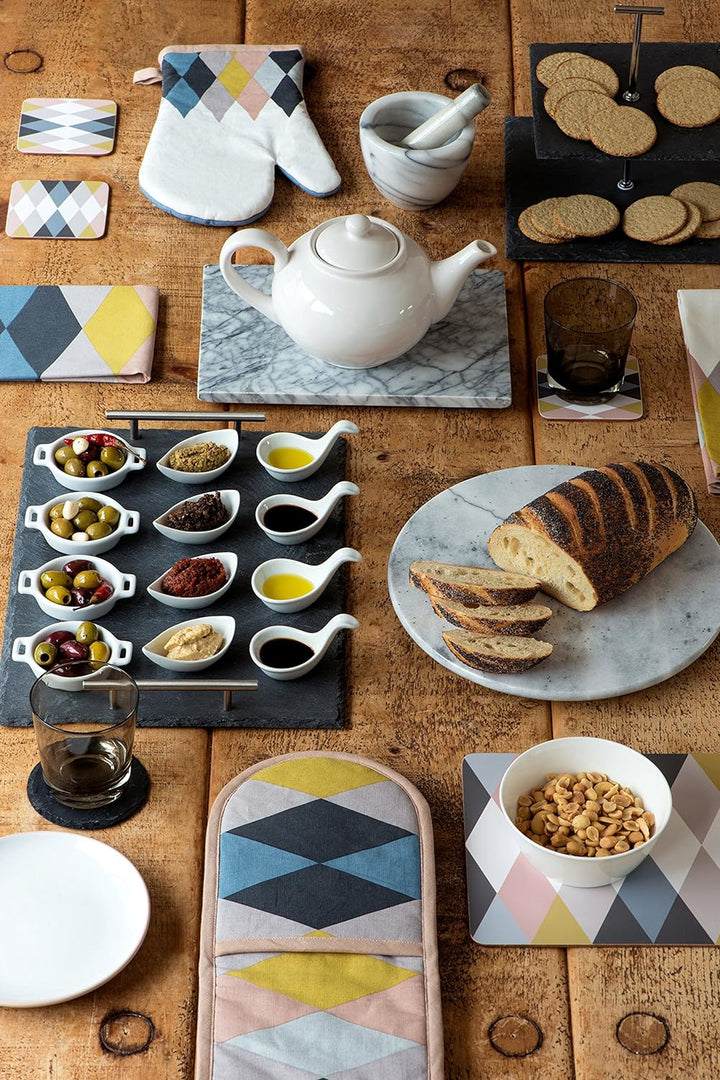 Premier Housewares Cirque Set von 4 Tischsets, Kork 1 Mehrfarbig, 1 Mehrfarbig