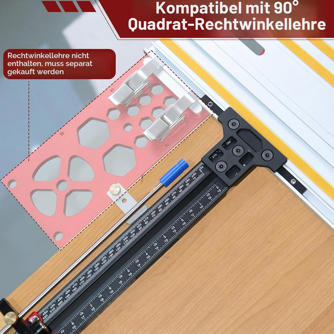 Parallelführungssystem, Holzbearbeitung Parallelführungssystem mit Mikro verstellbarem Klappstopp, S