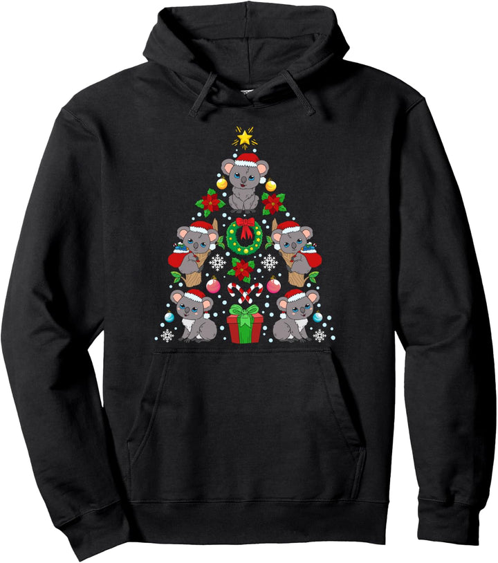 Koala Weihnachtsbaum Weihnachten Koalabär Geschenk Pullover Hoodie