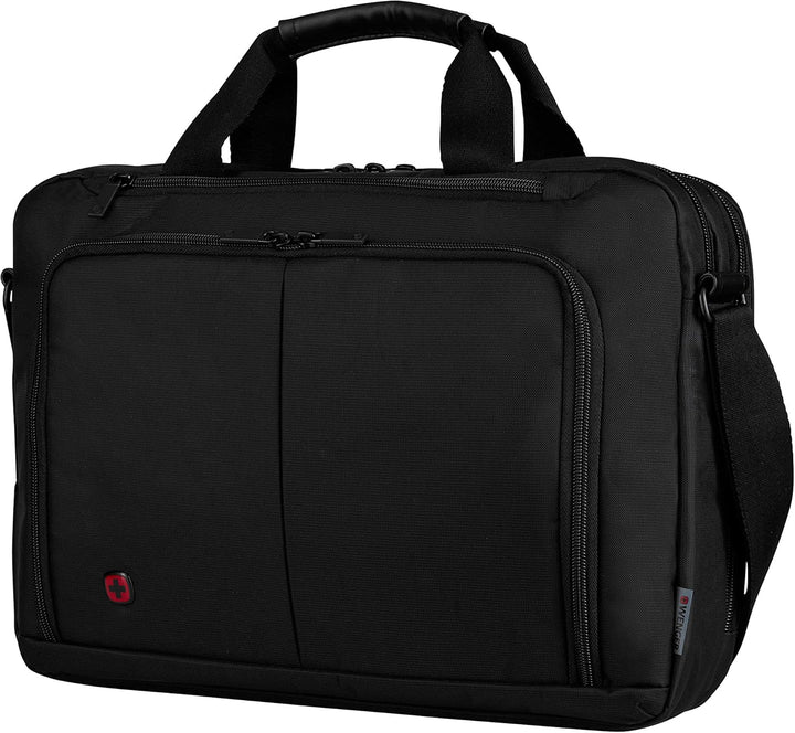 WENGER Source 16 Laptop-Tasche zum Umhängen, Notebook bis 16 Zoll, Tabletfach bis 10 Zoll, Aktentasc
