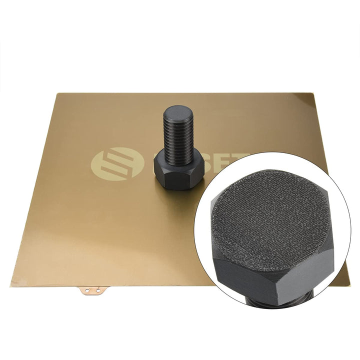 BCZAMD 3D Druckbett 310mm/ 12.2in JanusBPS Nur Bauplatte Texturiert+Glatt Doppelseitig PEI Federstah