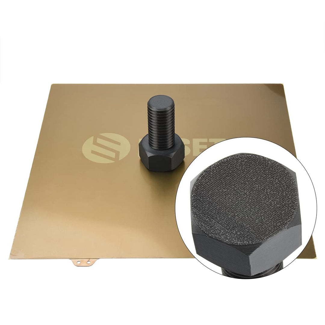 BCZAMD 3D Druckbett 310mm/ 12.2in JanusBPS Nur Bauplatte Texturiert+Glatt Doppelseitig PEI Federstah