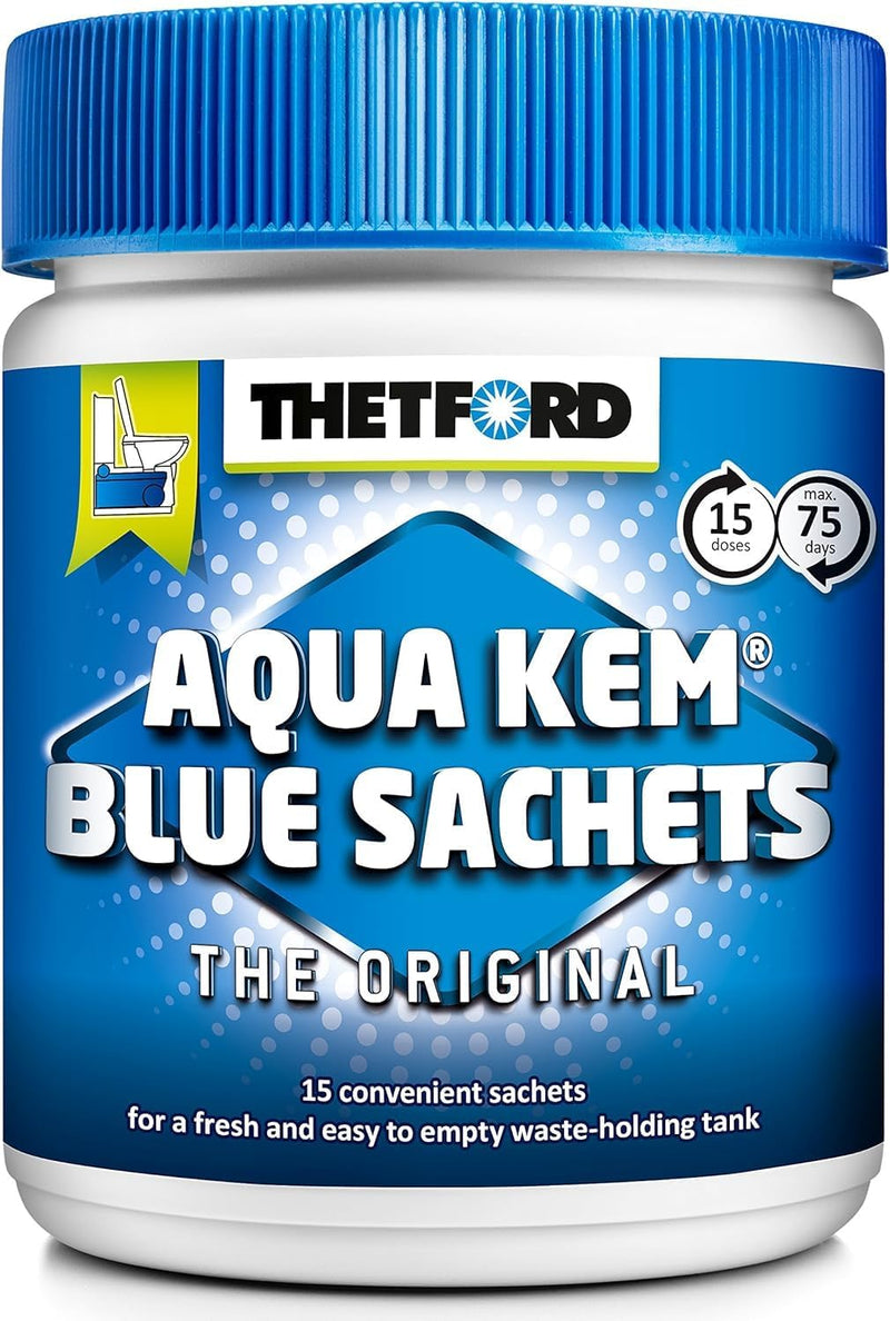 Thetford 6 x Aqua Kem Blue Flaschen, 15 Stück