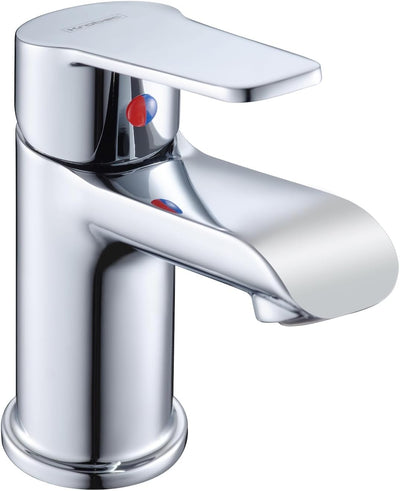 Krobec Wasserhahn Bad,neues Design,Waschbeckenarmatur,Einhebel-Waschtischarmatur Mischbatterie Einha