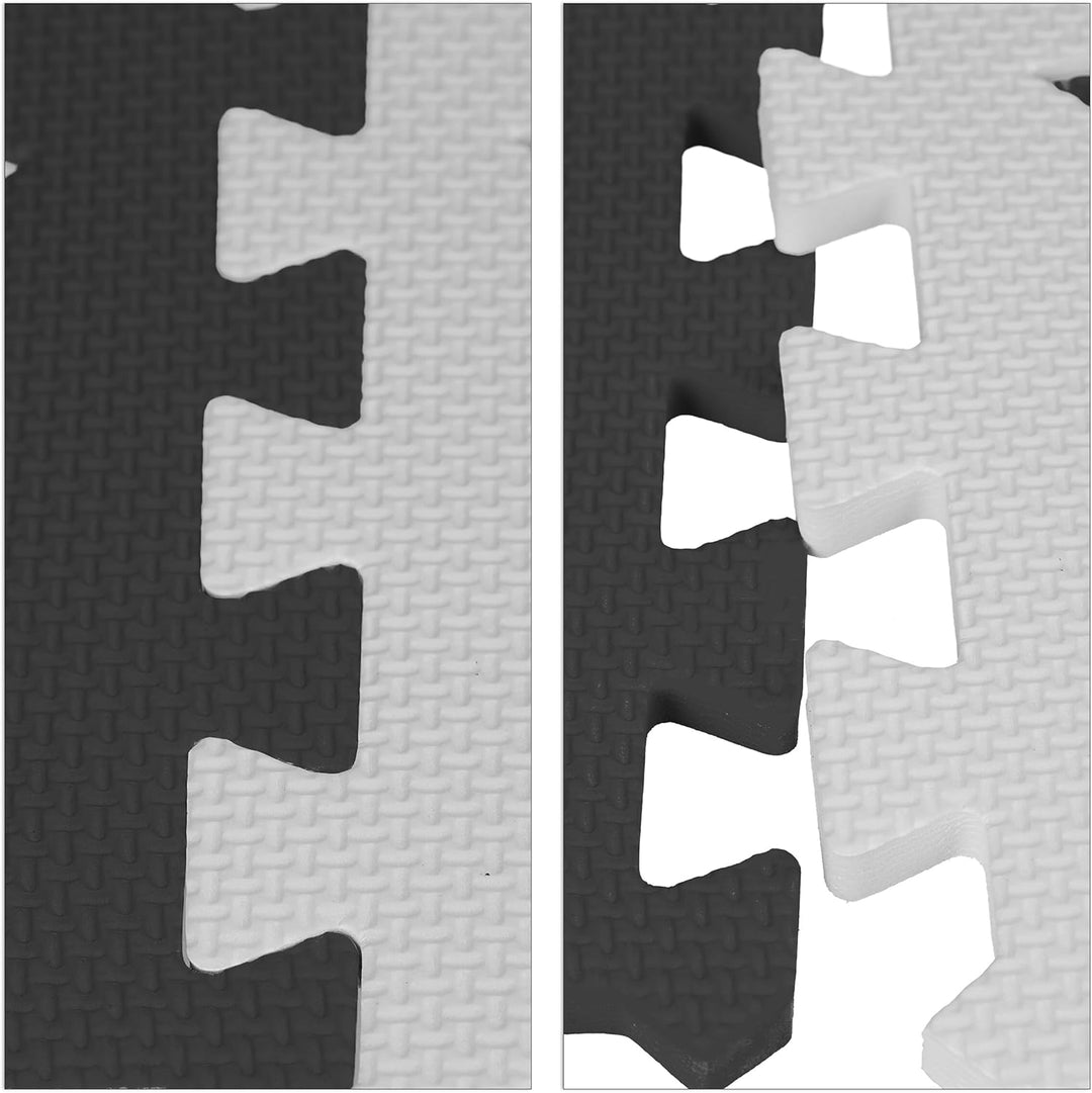 Relaxdays 27 TLG. Puzzlematte Sterne, 54 Puzzleteile, Eva Schaumstoff, schadstofffrei, Spielunterlag