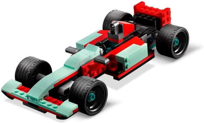 LEGO Creator 3in1 Street Racer 31127 Building Kit Featuring a Muscle Car, Hot Rod Car Toy and Race C