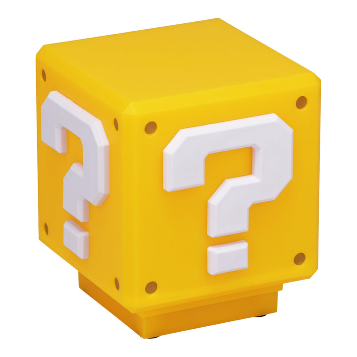 Paladone Super Mario Mini Fragezeichenblock-Licht - Offiziell lizenziertes Super Mario Bros.-Merchan