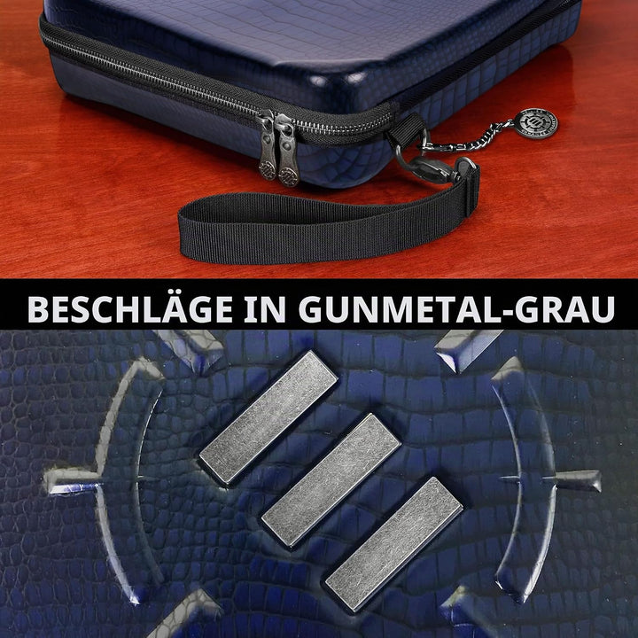 RPG-Organizer-Tasche – DND-Ordner mit integriertem Zeichenblatthalter und löschbarem Anreissfeld, Wü