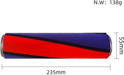 HUAYUWA 235 mm Walzenbürste, weicher Walzkopf, Bürstenrolle, Ersatz, passend für Dyson V6 V7 V8 V10
