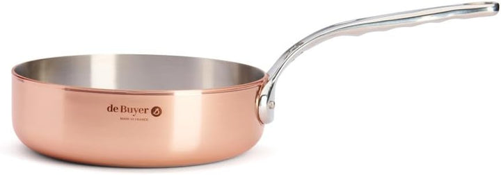 DE BUYER Sauteuse, Kupfer, Silber, 20 cm, 27.9 x 20.1 x 10.9 cm Silber 27.9 x 20.1 x 10.9 cm, Silber